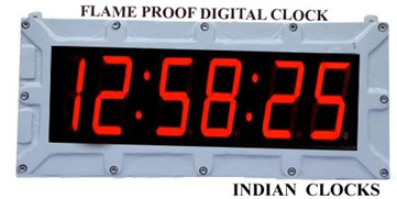 Flame Proof Digital clock
